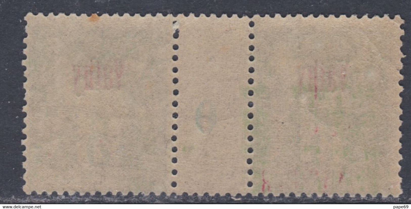 Vathy N° 2  XX  5 C. Vert-jaune En Paire Millésime 0 Sans Charnière Petit Point De Rousseur Sinon TB - Unused Stamps