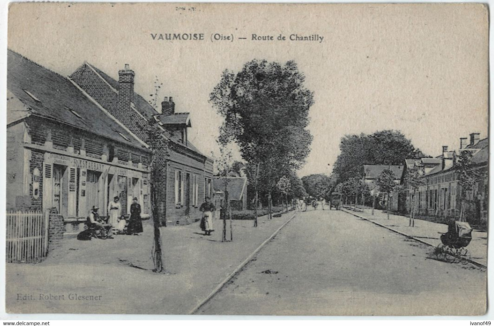 60 - VAUMOISE - Route De Chantilly -  Le Restaurant Robert - Vaumoise