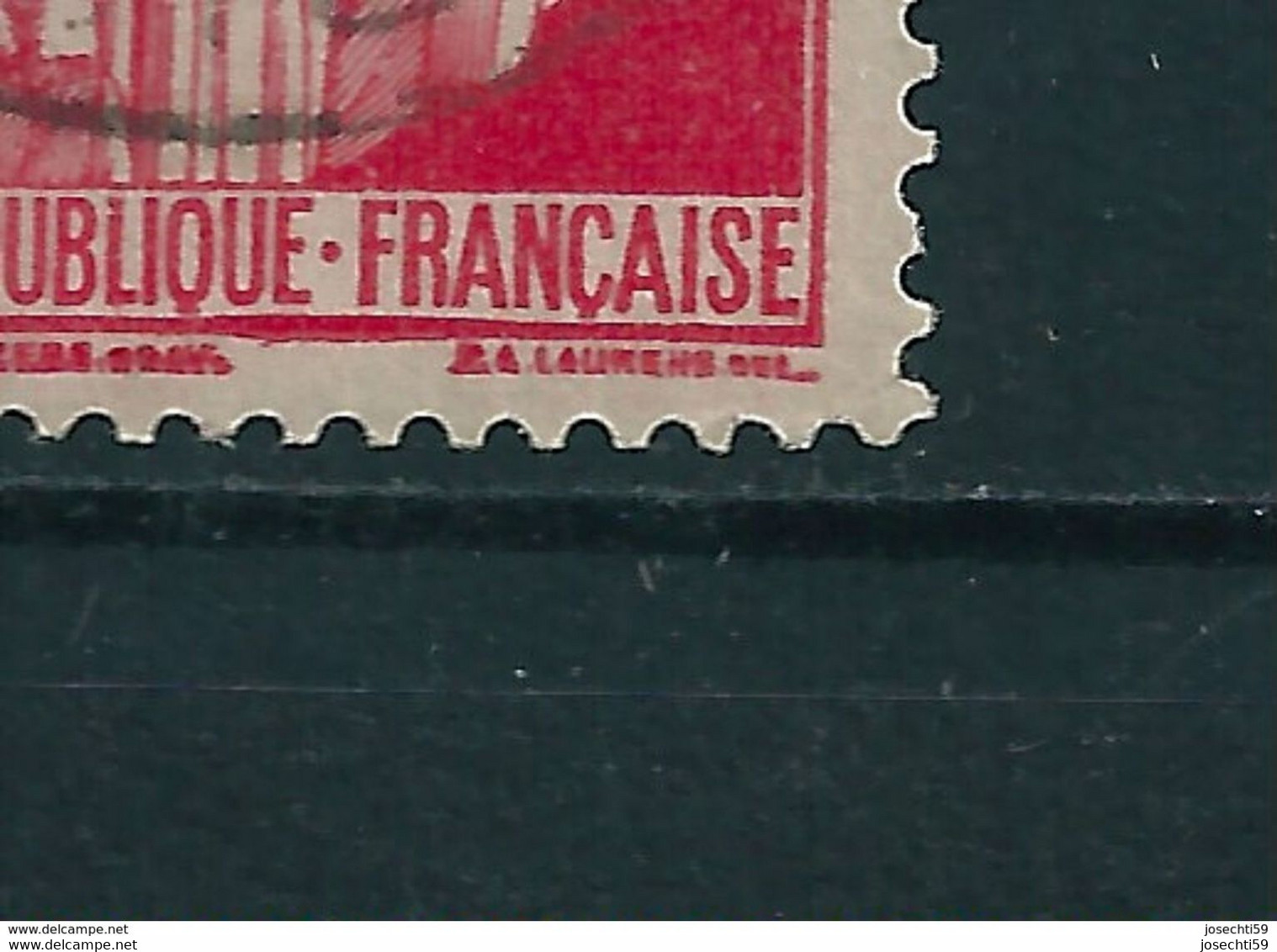 N° 283  Paix  50cts France Timbre Oblitéré 1932/1939 Le L  De ( L AU) Ne Touche Pas - Oblitérés