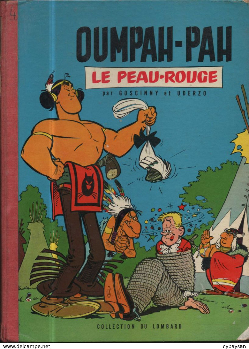 Oumpah-Pah Le Peau-rouge 1 RARE  EO BE Lombard 09/1961 Goscinny Uderzo (BI1) - Oumpah-pah