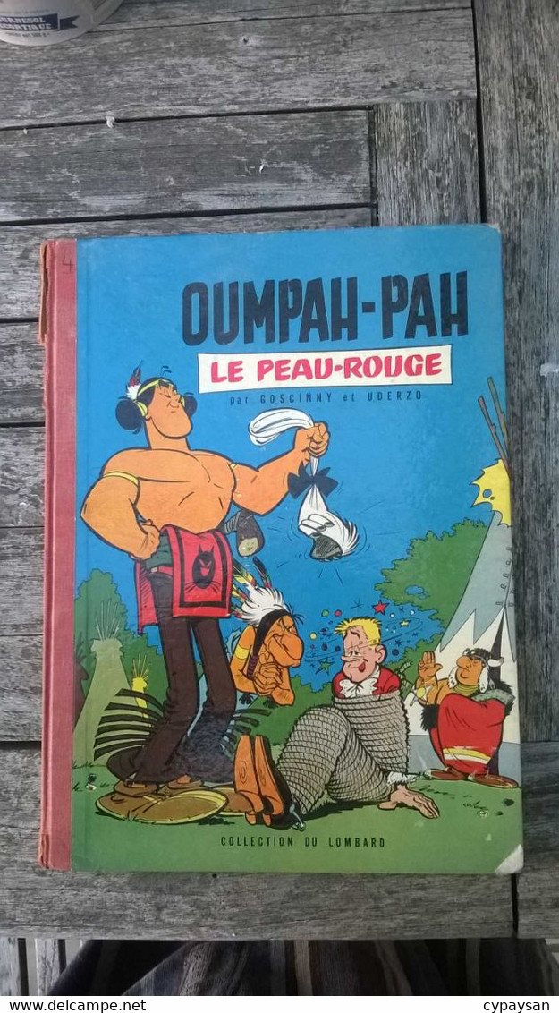 Oumpah-Pah Le Peau-rouge 1 RARE  EO BE Lombard 09/1961 Goscinny Uderzo (BI1) - Oumpah-pah