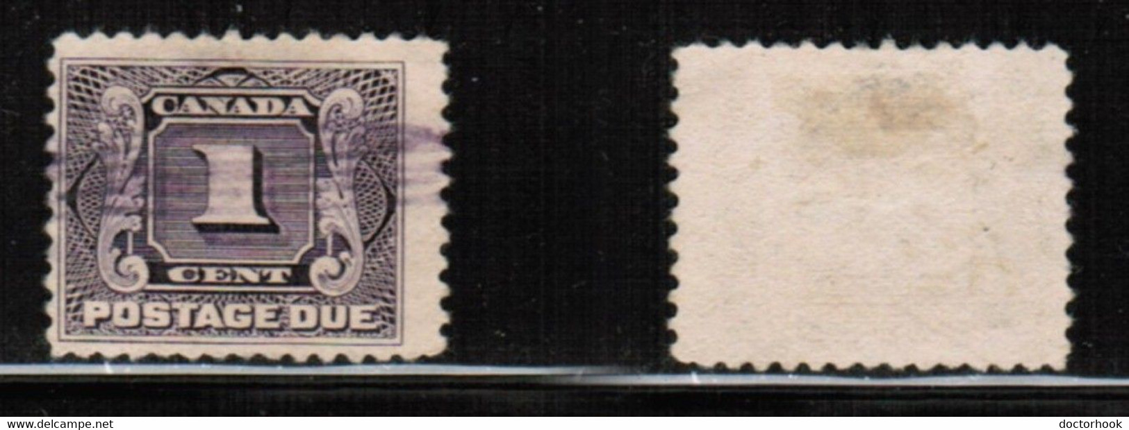 CANADA   Scott # J 1 USED (CONDITION AS PER SCAN) (CAN-98) - Port Dû (Taxe)