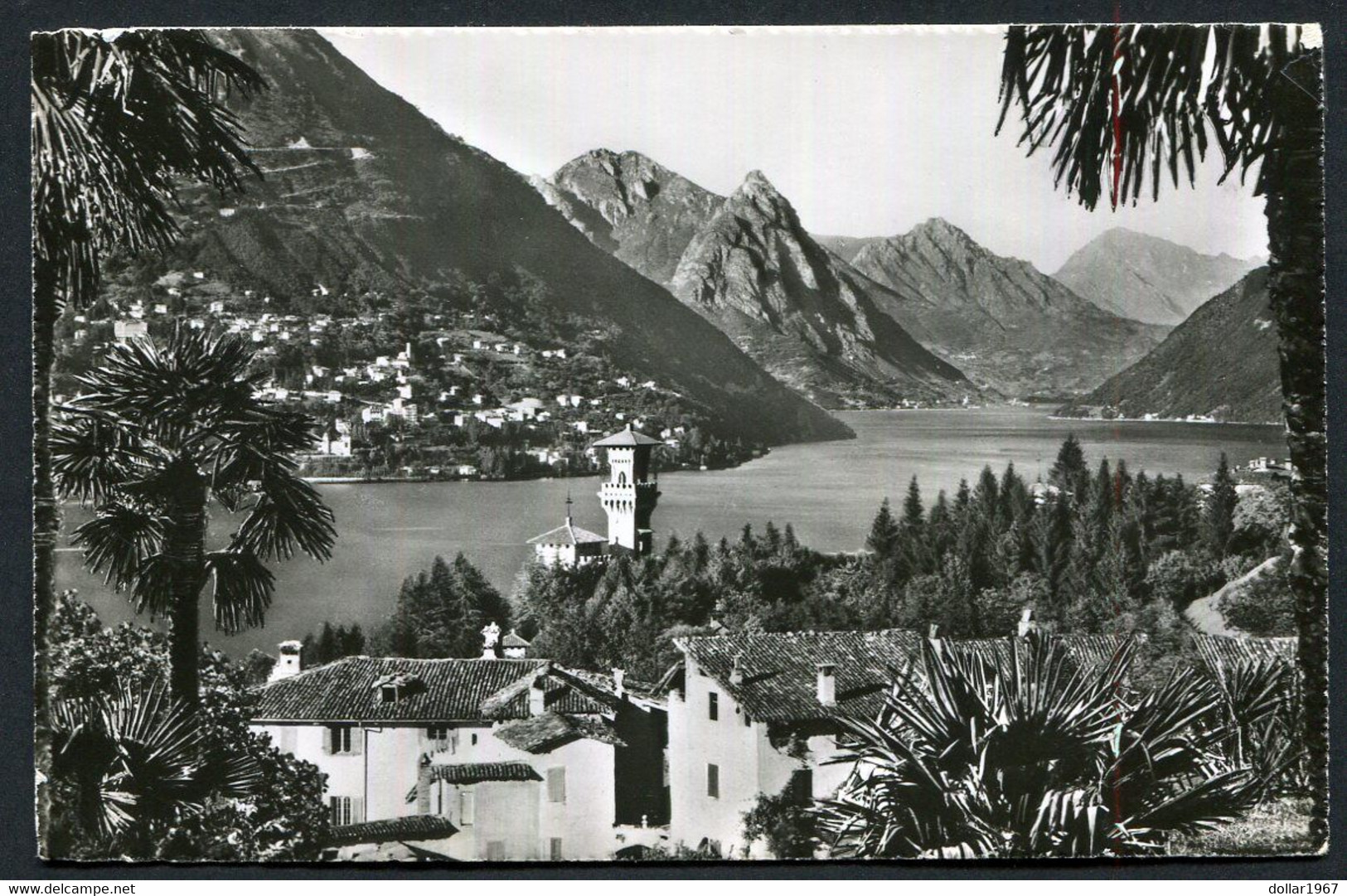 Lugano Paradiso E Sfondo Di Porlezza - Non Circulé  - 2 Scans For Condition. (Originalscan !! ) - Paradiso