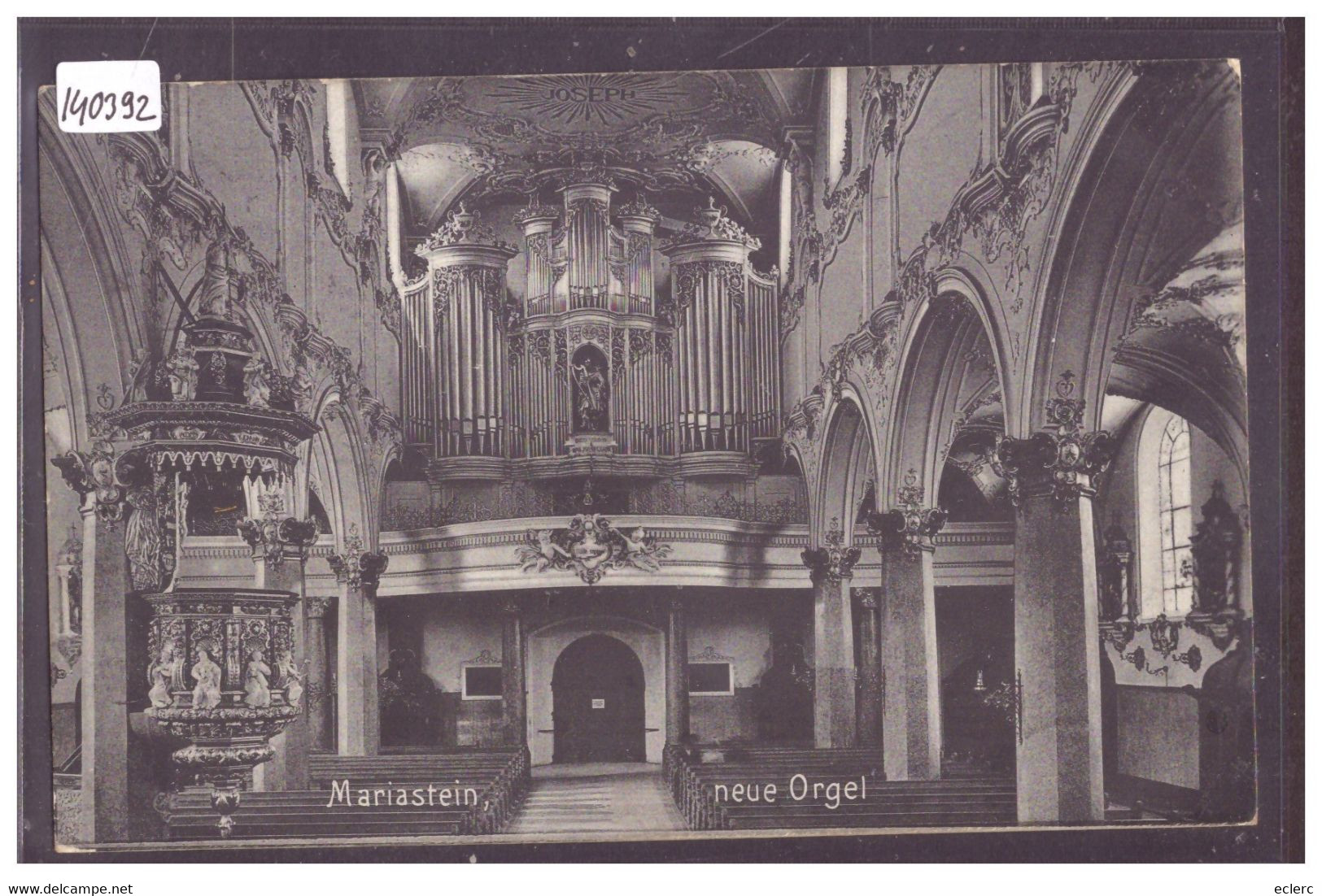 MARIASTEIN - NEUE ORGEL - NOUVELLES ORGUES - TB - Metzerlen-Mariastein