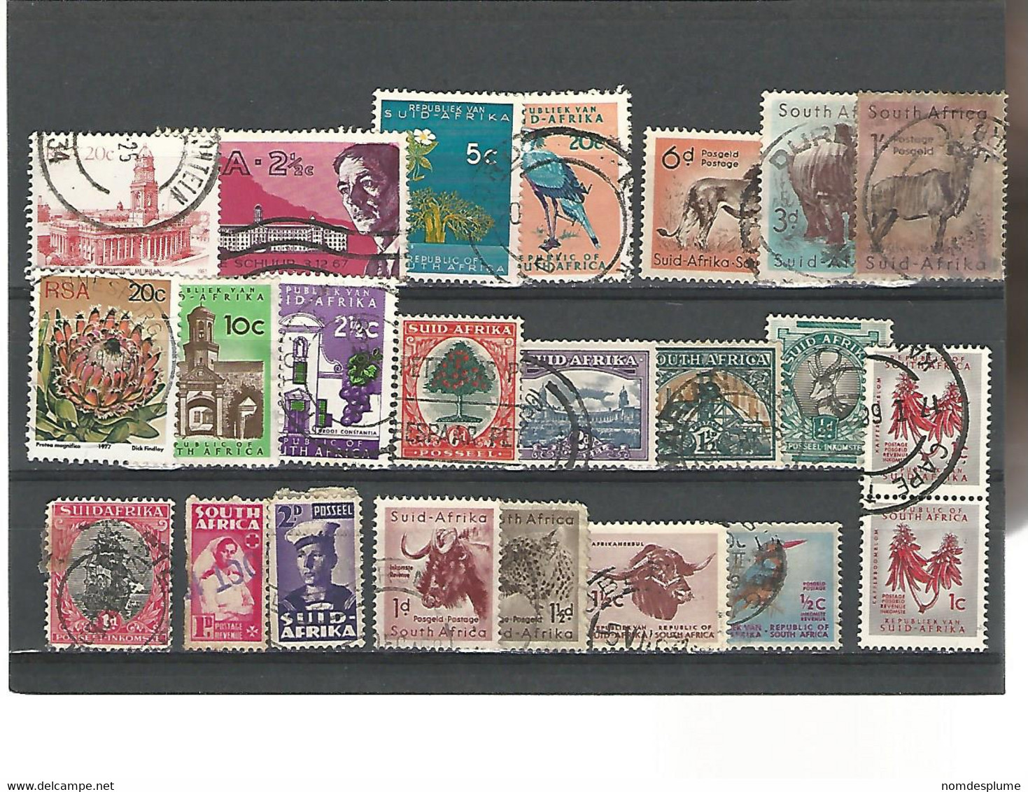 55271 ) Collection South Africa  Postmark - Collezioni & Lotti