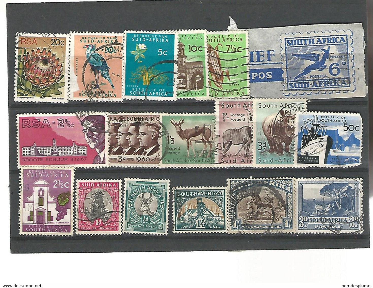 55273 ) Collection South Africa  Postmark - Collezioni & Lotti