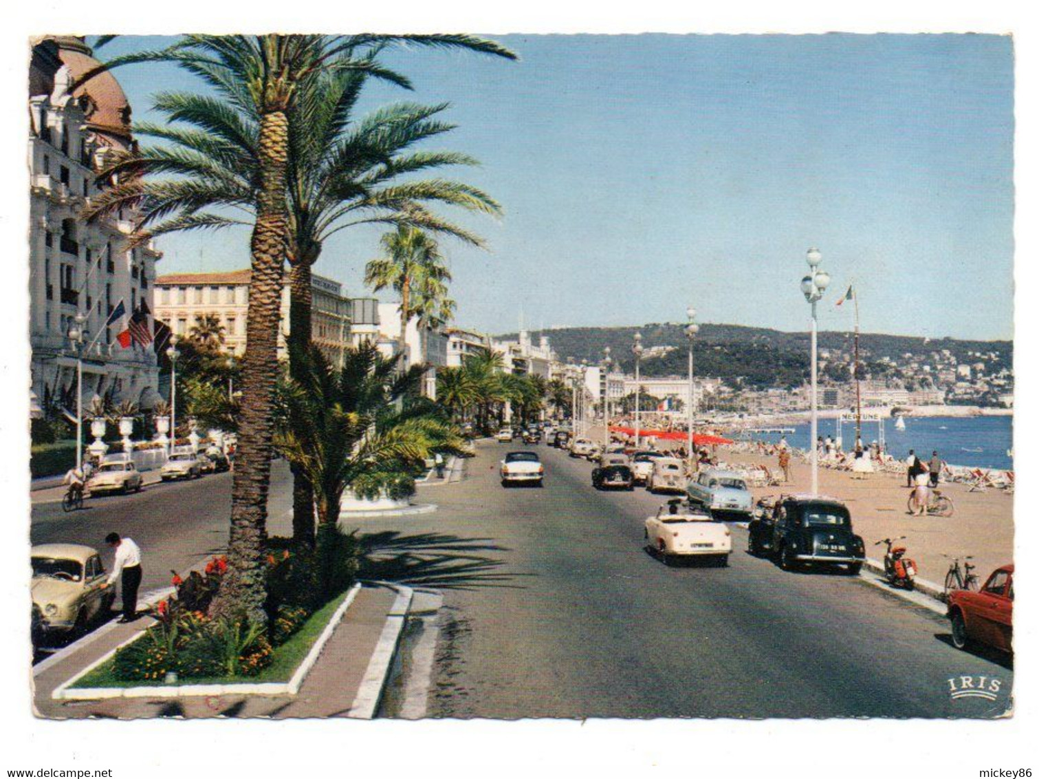 NICE --1967--La Promenade Des Anglais   (voitures Dont Citroen Traction )...cachet......à Saisir - Traffico Stradale – Automobili, Autobus, Tram