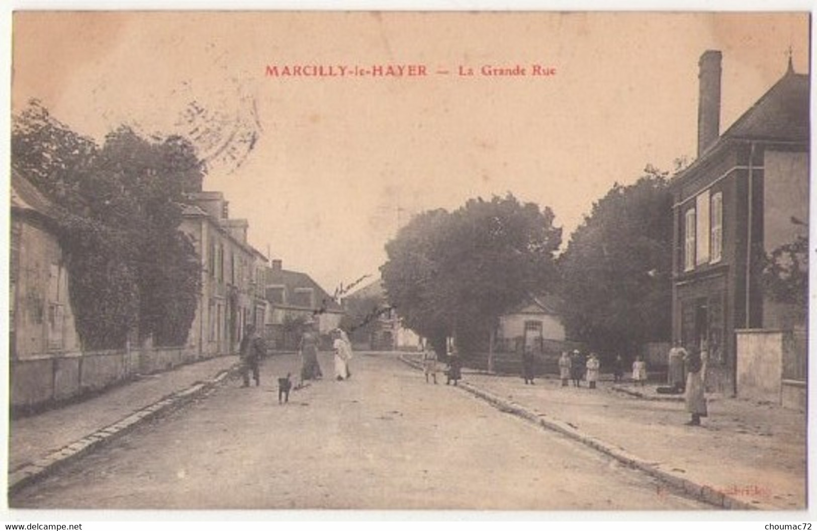 (10) 049, Marcilly Le Hayer, Chambrillon, La Grande Rue - Marcilly