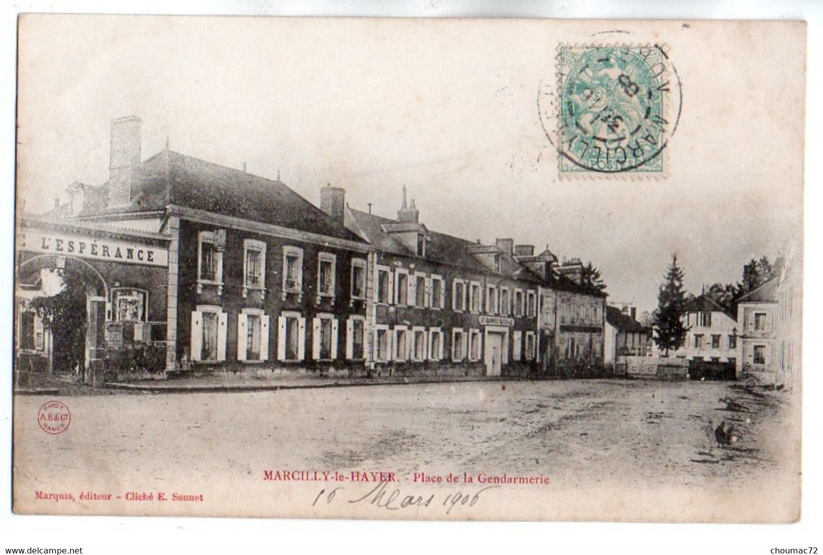 (10) 266, Marcilly Le Hayer, Marquis, Place De La Gendarmerie - Marcilly