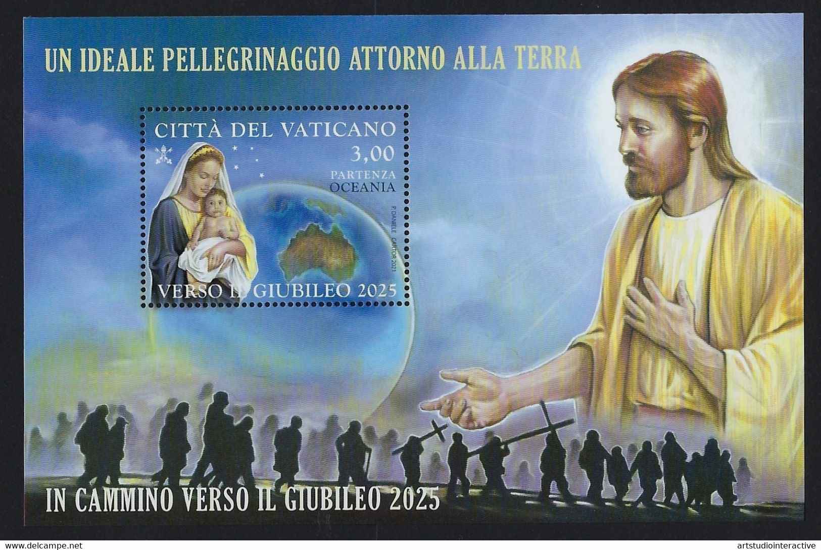2021 VATICANO "VERSO IL GIUBILEO 2025" BF MNH - Unused Stamps