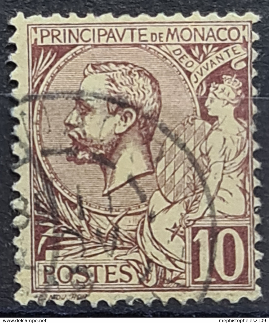 MONACO 1891 - Canceled - Sc# 15a - Used Stamps