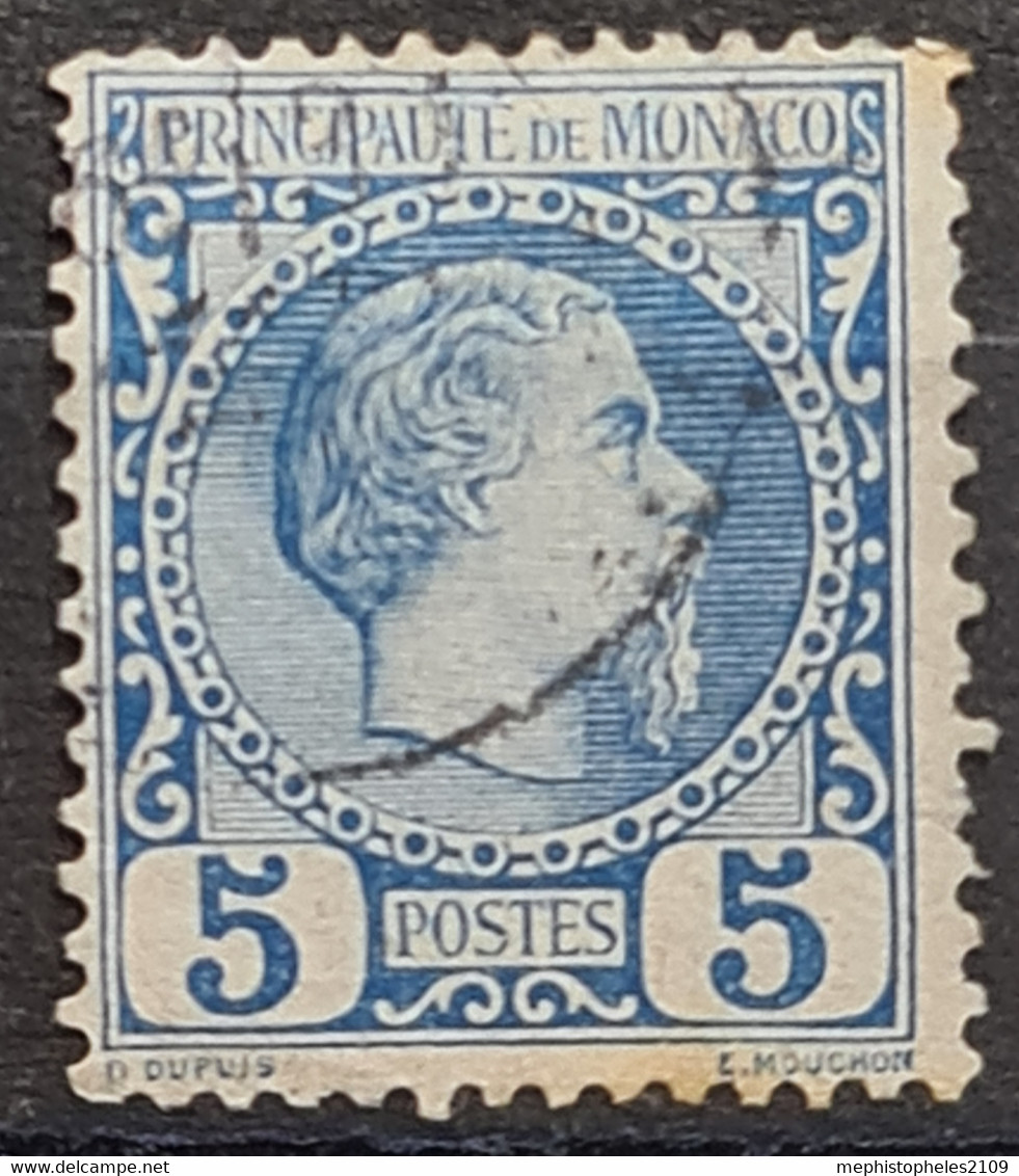 MONACO 1885 - Canceled - Sc# 3 - Used Stamps