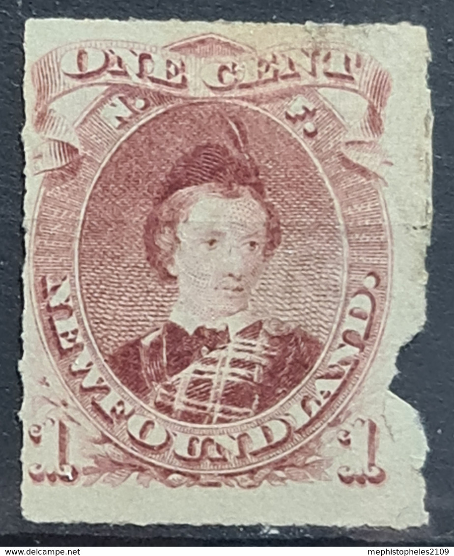 NEWFOUNDLAND 1877 - MLH - Sc# 37 - 1c - 1865-1902