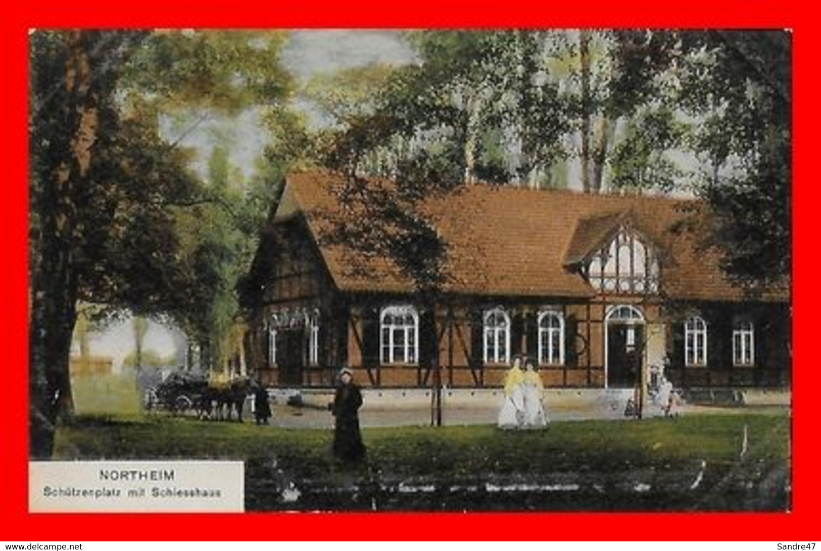 CPA NORTHEIM (Allemagne)  Schützenplatz Mit Schiesshaus....N862 - Northeim