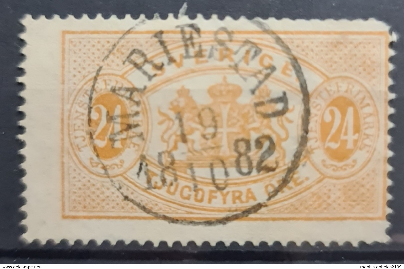 SWEDEN 1881 - Canceled - Sc# O21 - Service 24o - Officials