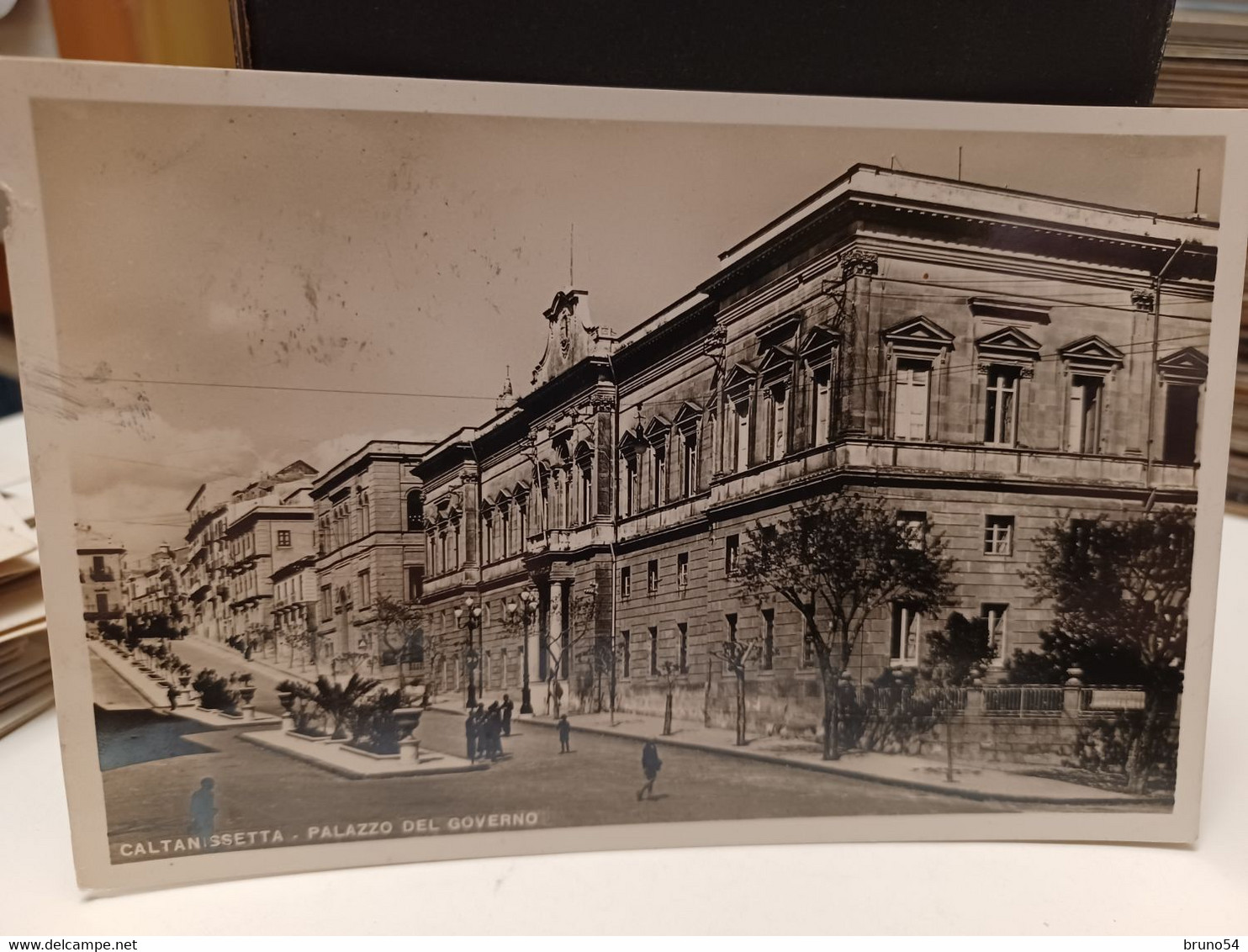 Cartolina Caltanissetta Palazzo Del Governo 1948 - Caltanissetta