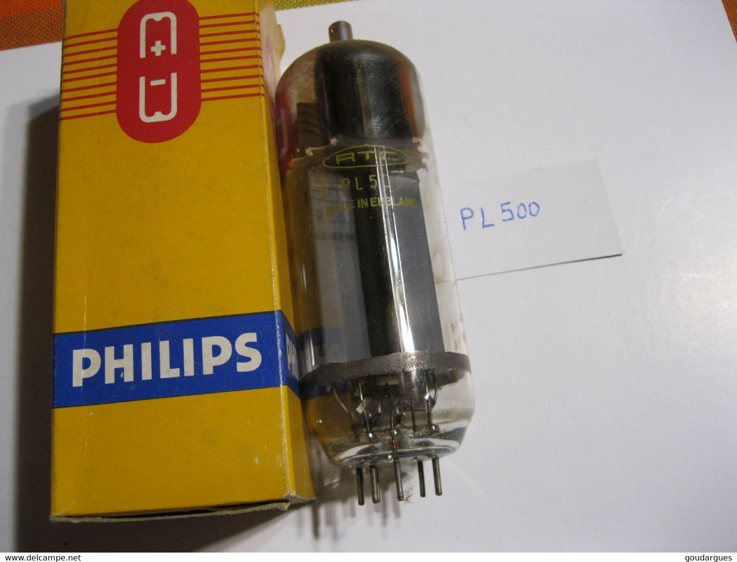 Tube Philips Marque RTC - PL509 Made In England - Elektronenbuis