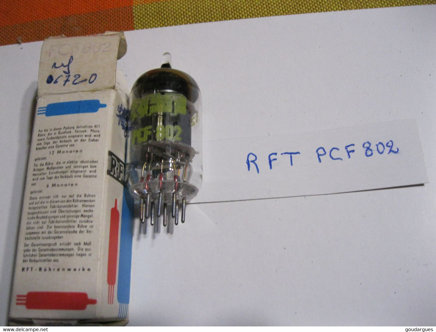 Tube R.F.T.  - PCF 802 - Tubos