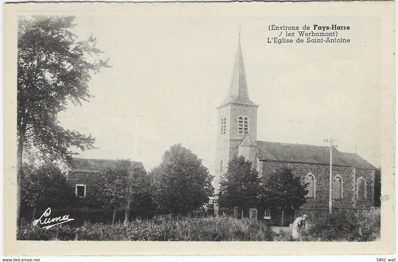 MANHAY - FAYS-HARRE : L'église De Saint-Antoine - Manhay