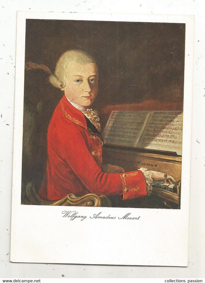 Carte Postale , Autriche , SALZBURG , 1956, Salzburger Festspiele 19 Im 56 ,MOZARTJAHR , 1756,musique , Mozart - Machines à Affranchir (EMA)