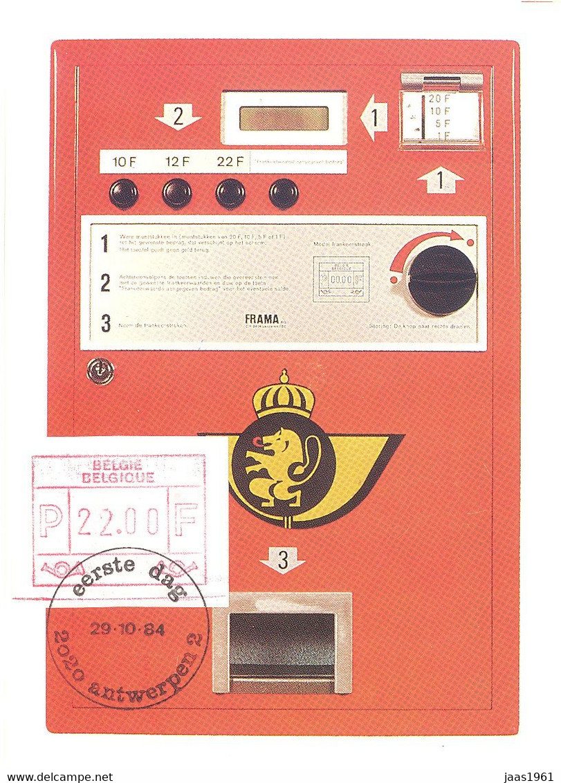 BELGIUM. MAXICARD. ATM. 1984 - 1981-1990