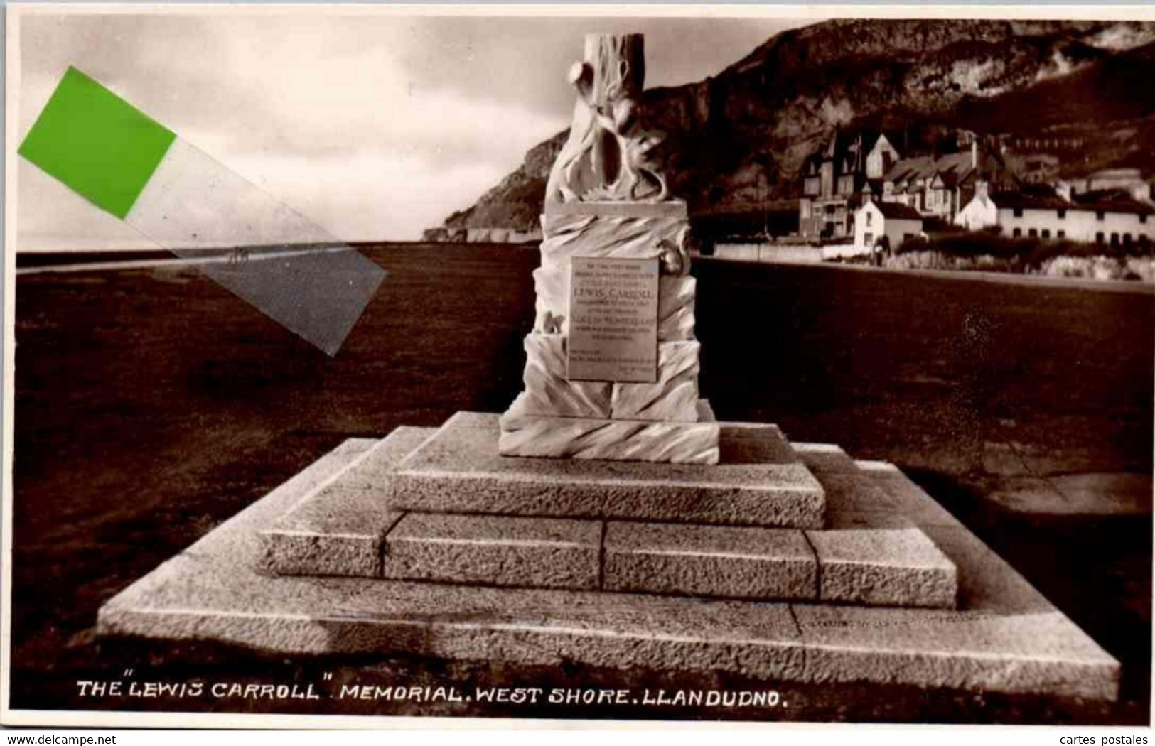The Lewis Carrol Memorial West Shore LLANDUDNO - Cardiganshire