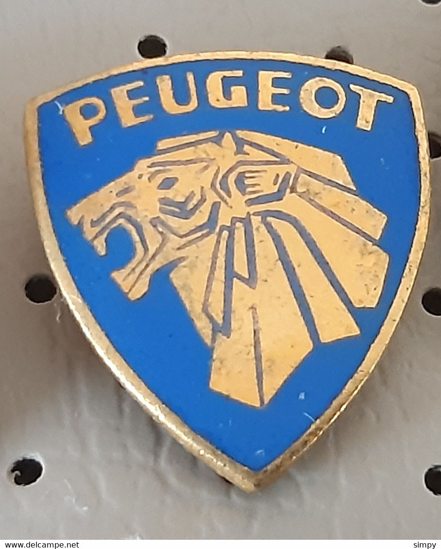Peugeot Car Logo Vintage Enamel Slovenia  Pin Badge - Peugeot