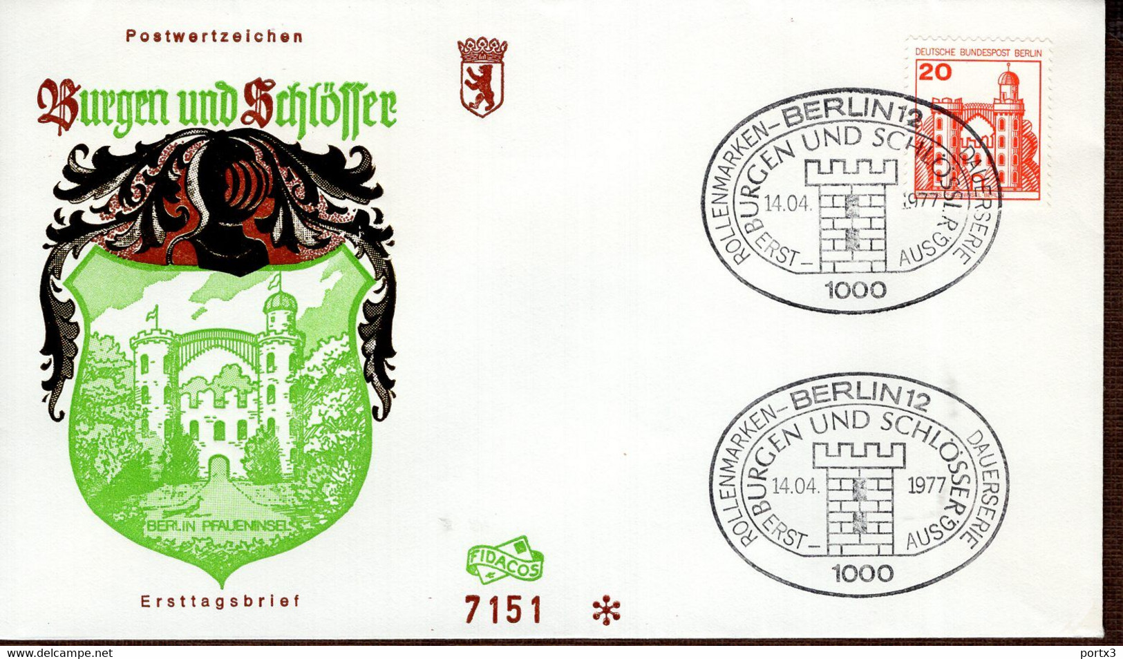 Berlin FDC Aus 1977 Ex 10 Items  Gestempelt / Used / Oblitéré (Berl 019) - 1971-1980