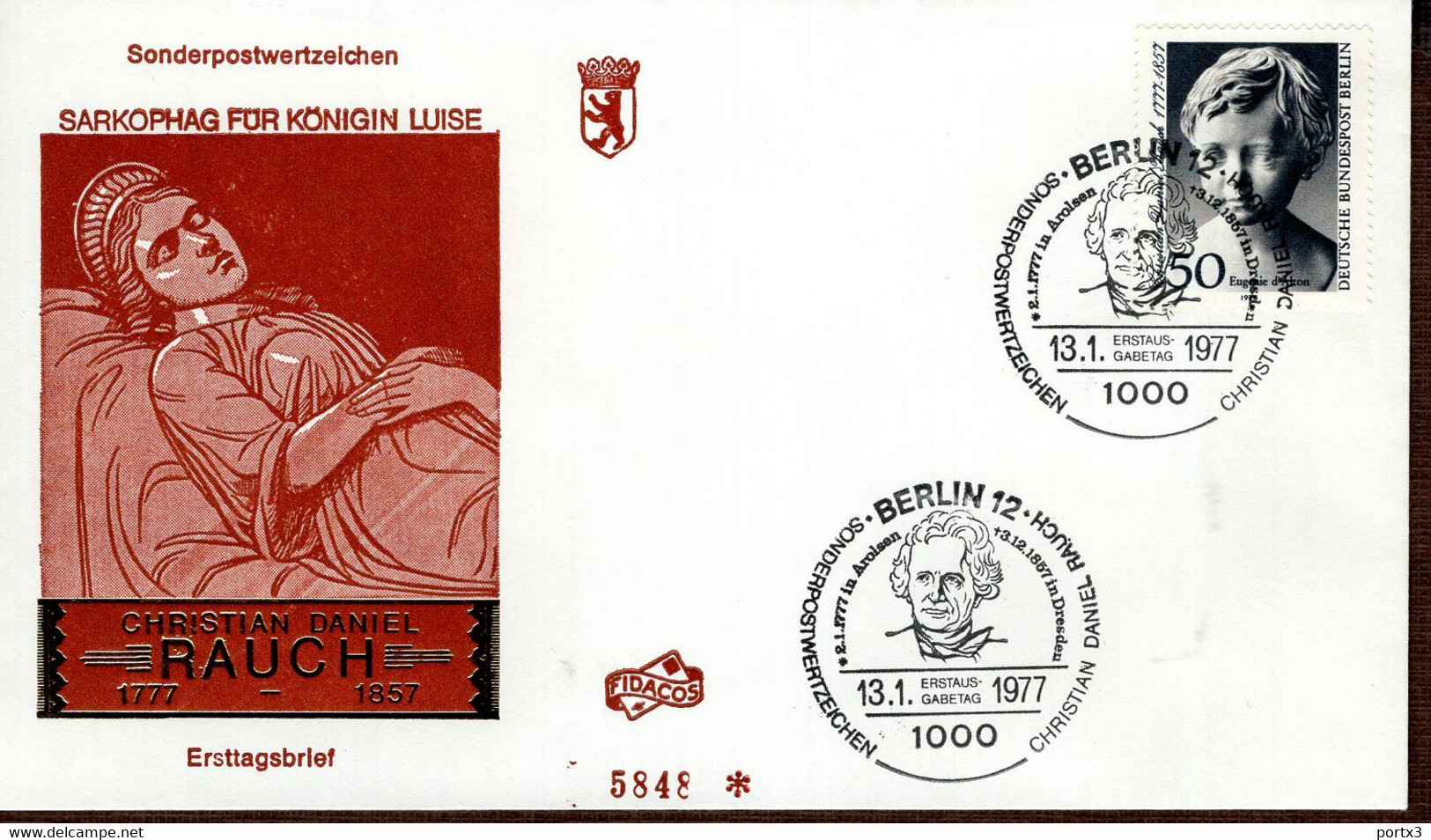 Berlin FDC aus 1977 ex 10 items  gestempelt / used / oblitéré (Berl 019)