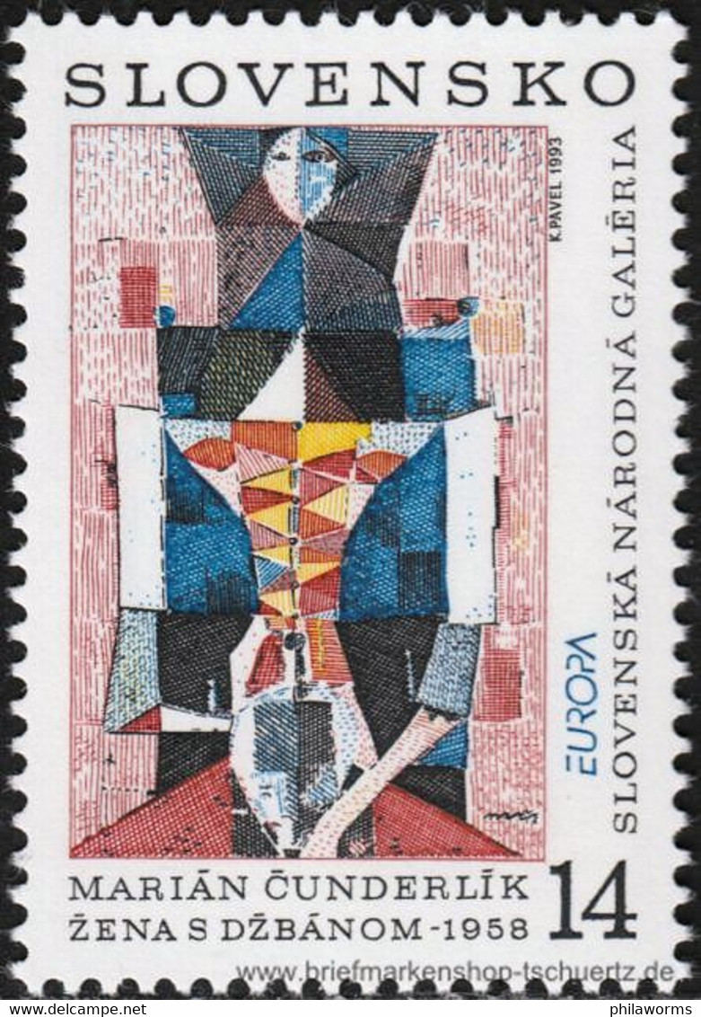 Slowakei 1993, Mi. 174 ** - Unused Stamps