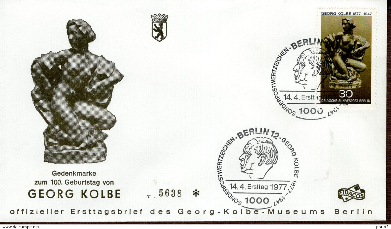 Berlin FDC Aus 1977 Ex 9 Items  Gestempelt / Used / Oblitéré (Berl 020) - 1971-1980