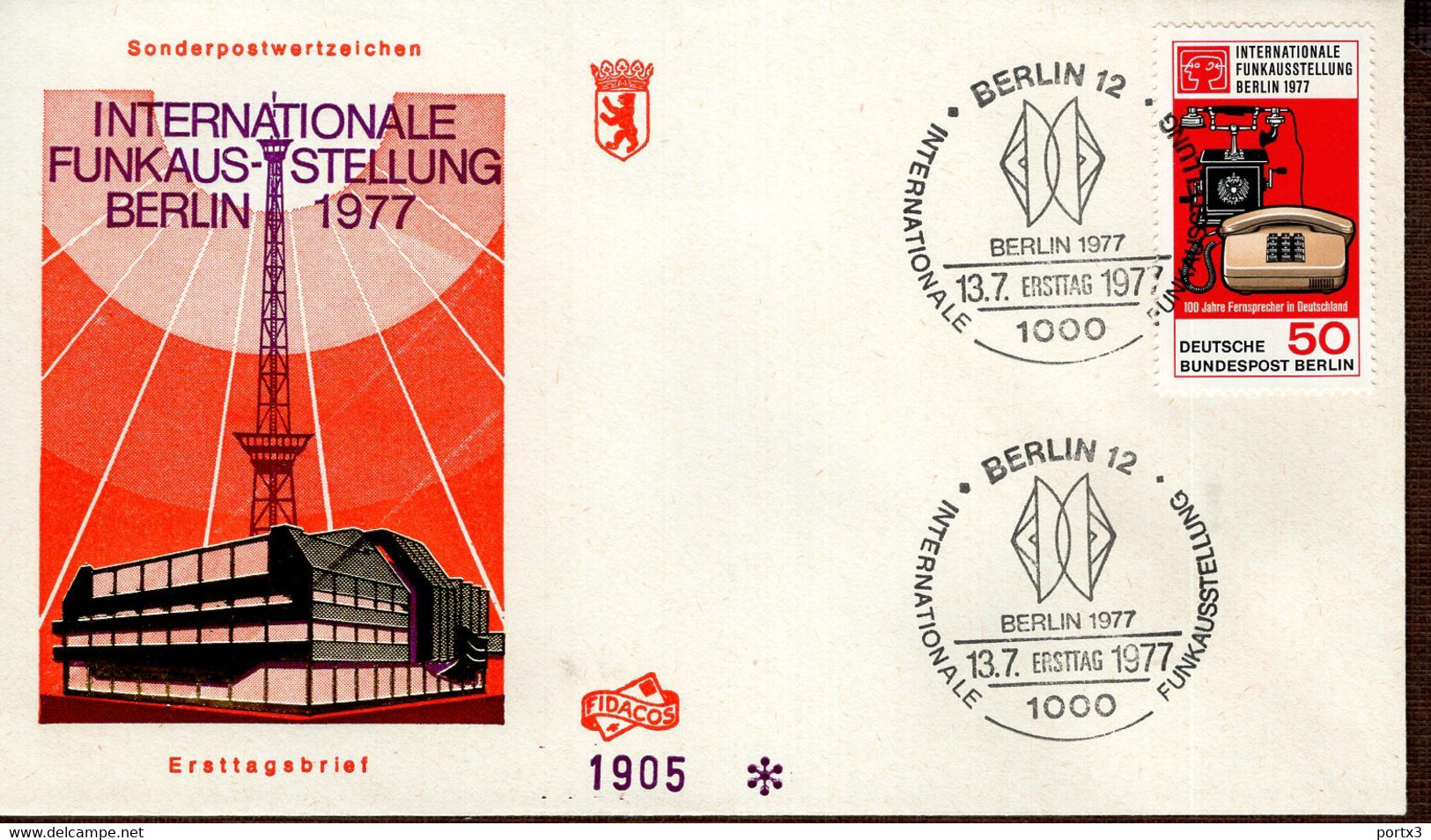 Berlin FDC Aus 1977 Ex 9 Items  Gestempelt / Used / Oblitéré (Berl 020) - 1971-1980