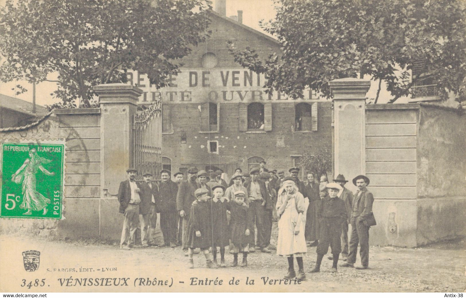 N69 - 69 - VÉNISSIEUX - Rhône - Entrée De La Verrerie - Vénissieux