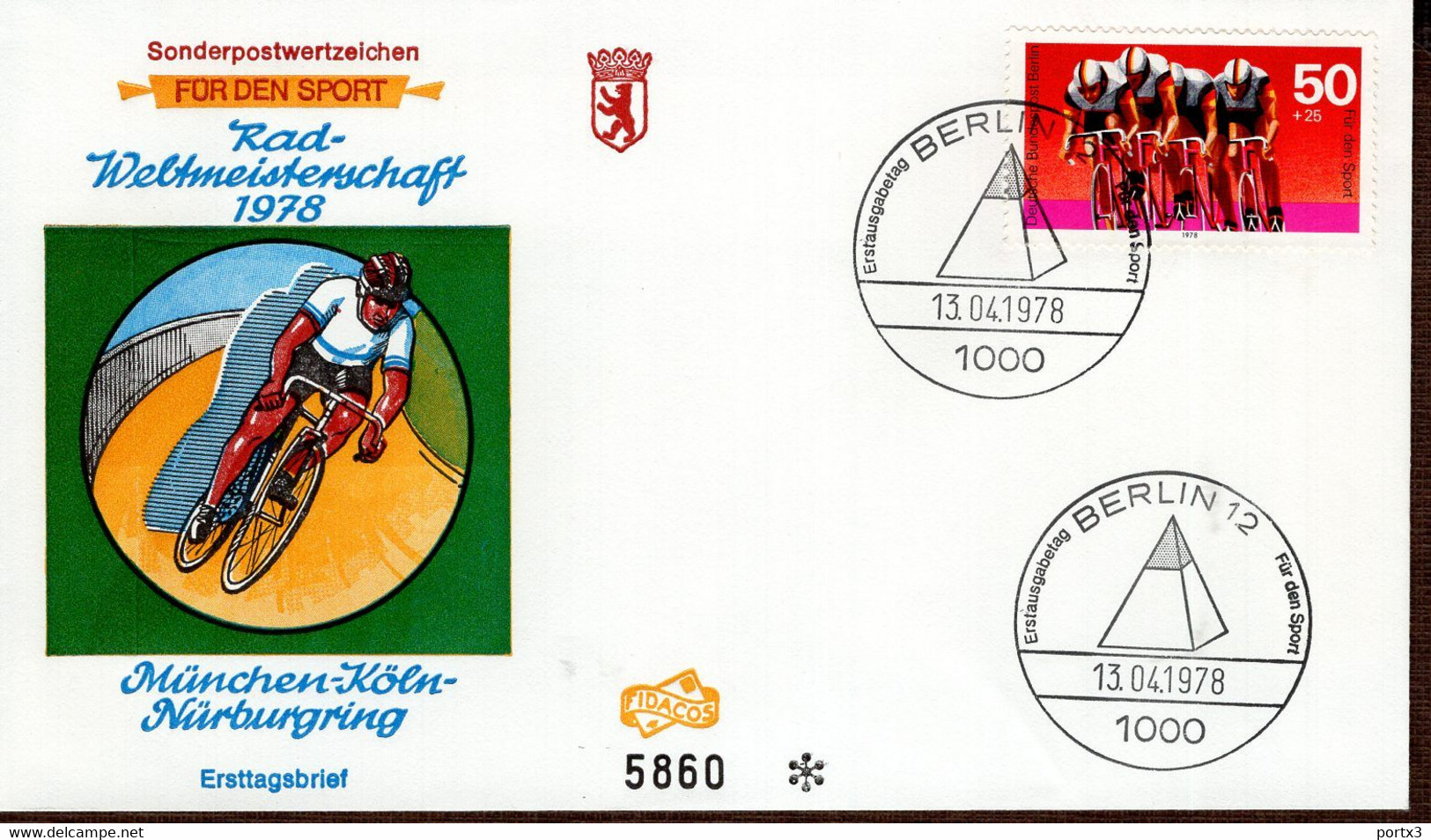 Berlin FDC Aus 1978 Ex 11items  Gestempelt / Used / Oblitéré (Berl 021) - 1971-1980