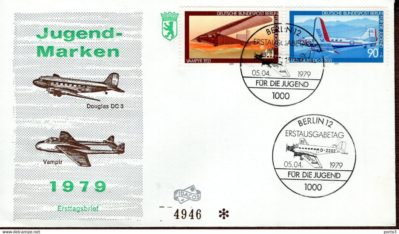 Berlin FDC Aus 1979 Ex 10 Items  Gestempelt / Used / Oblitéré (Berl 022) - 1971-1980