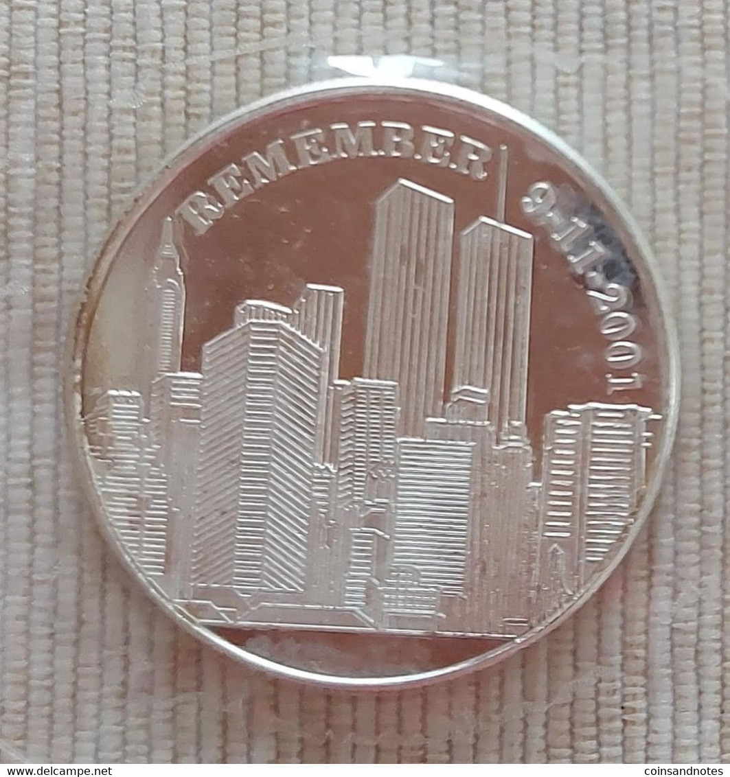 USA - 1 Troy Ounce Silver Bullion ‘Remember 9-11-2001’ - UNC - Colecciones