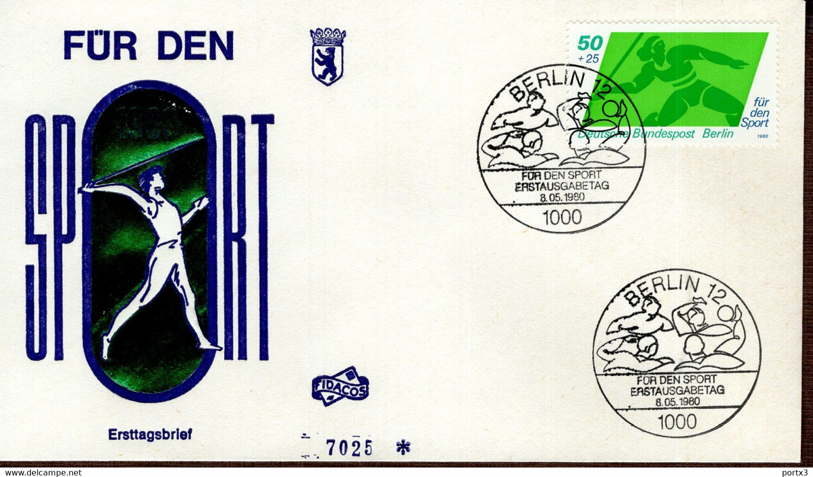 Berlin FDC aus 1980 ex 10 items  gestempelt / used / oblitéré (Berl 024)