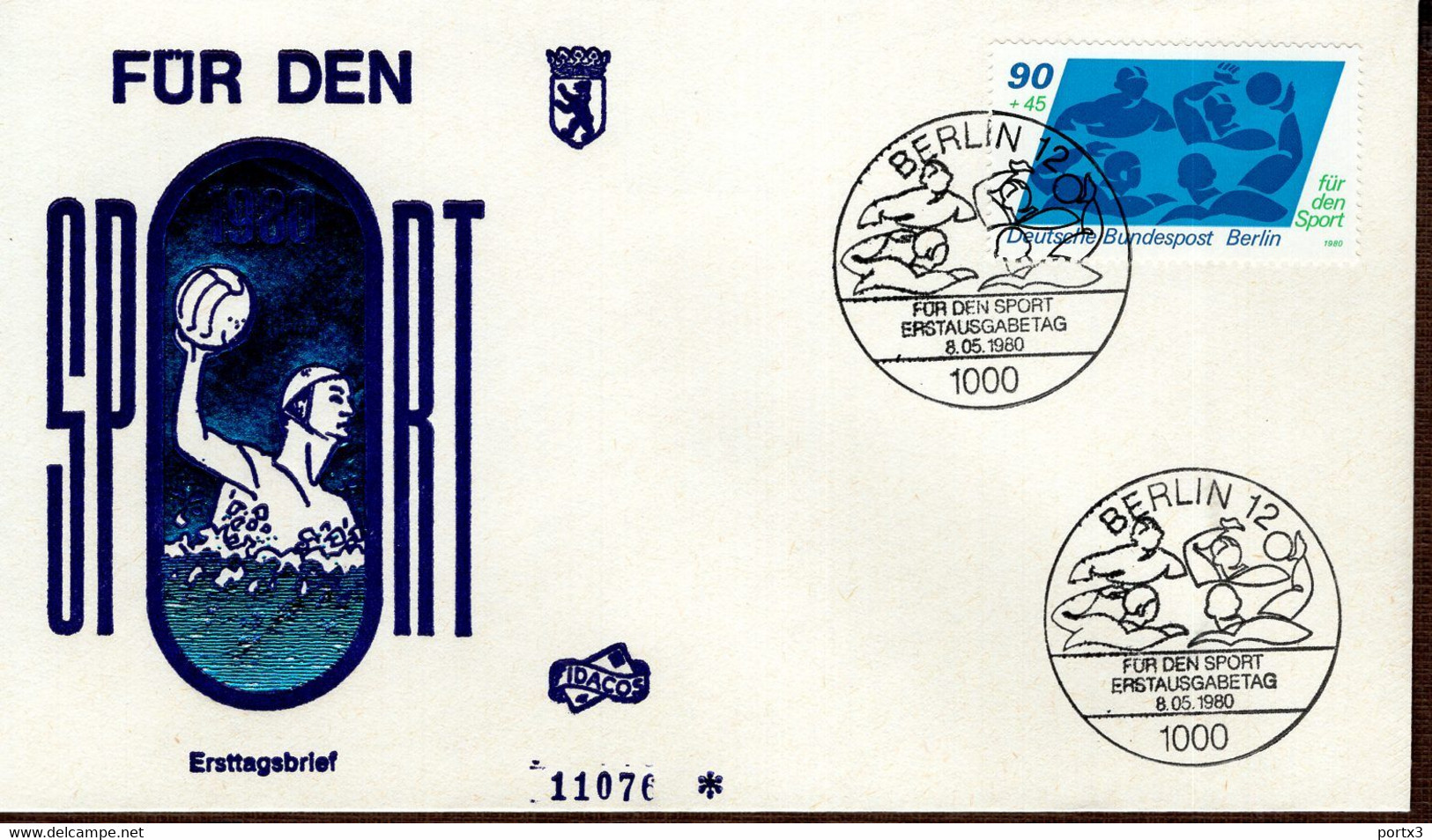 Berlin FDC aus 1980 ex 10 items  gestempelt / used / oblitéré (Berl 024)