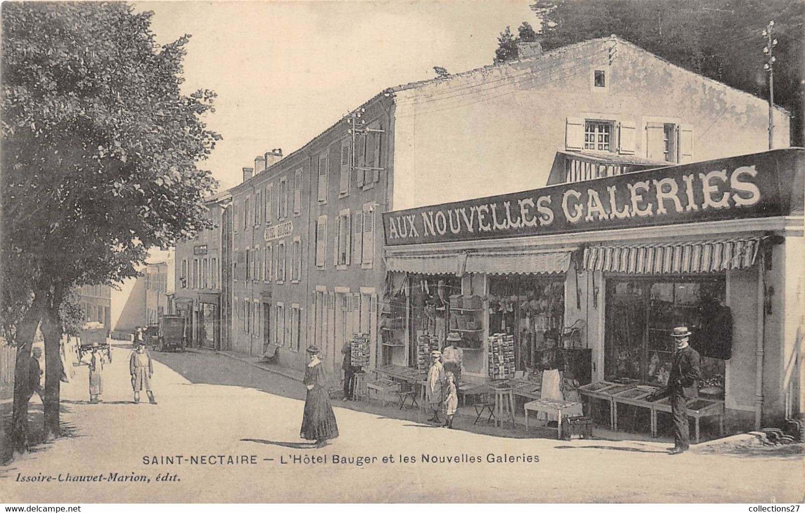 63-SAINT-NECTAIRE- L'HÔTEL BAUGER ET LES NOUVELLES GALERIES - Saint Nectaire