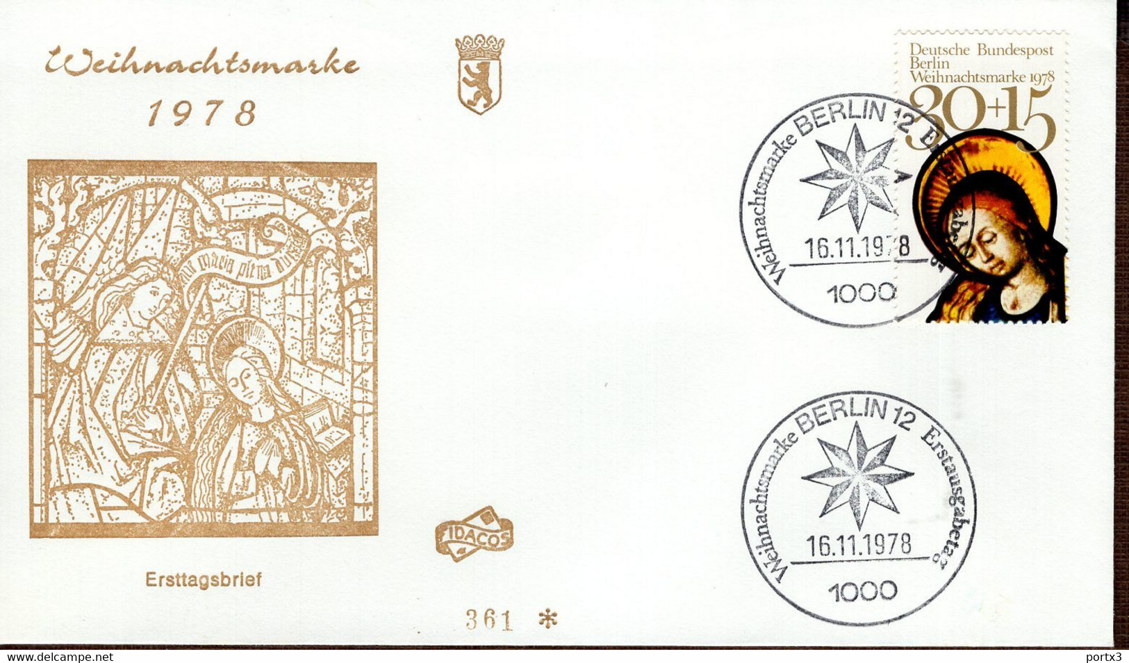 Berlin FDC aus 1978 ex 13 items  gestempelt / used / oblitéré (Berl 025)