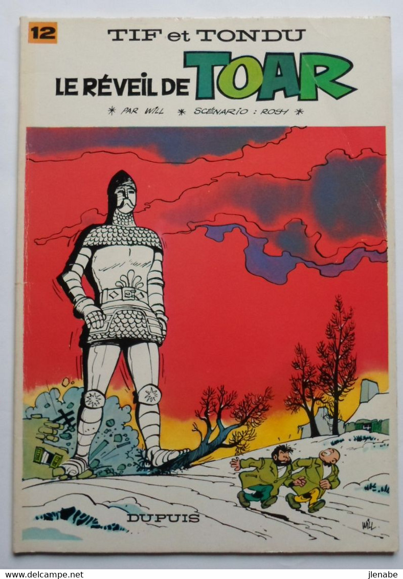 Tif Et Ton Du N°12 Le Réveil De Toar Réédit 1968 - Tif Et Tondu