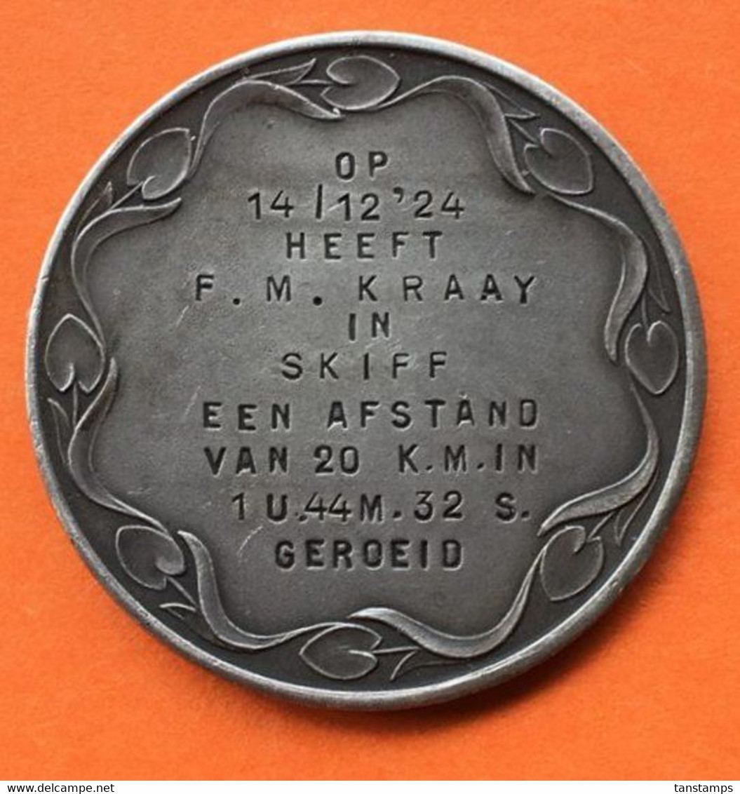 Roeibond Royal Dutch Rowing Federation Silver Medal 1924 - Roeisport