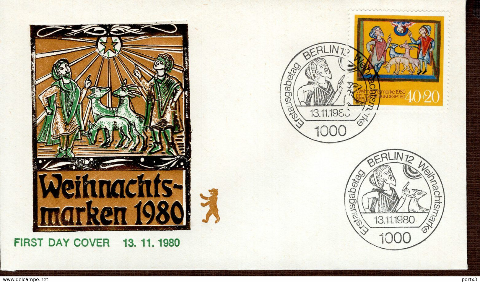 Berlin FDC Aus 1980 Ex 10 Items  Gestempelt / Used / Oblitéré (Berl 026) - 1971-1980