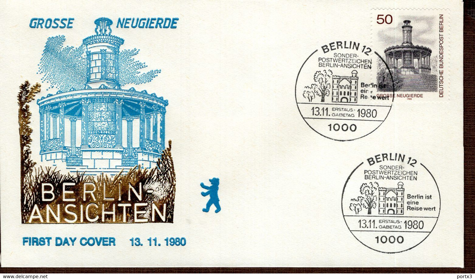 Berlin FDC aus 1980 ex 10 items  gestempelt / used / oblitéré (Berl 026)