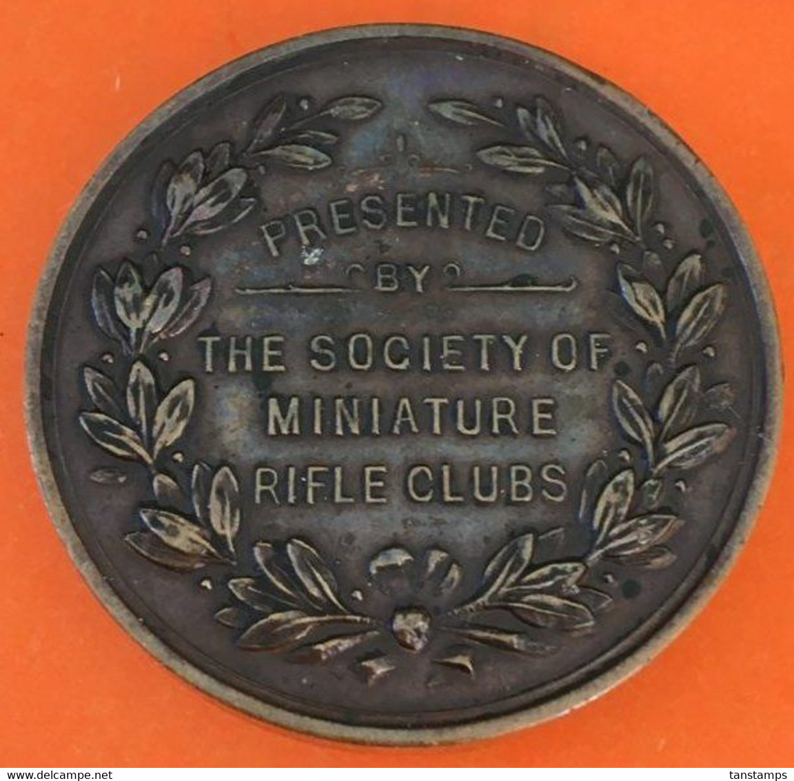 ANTIQUE BELL MEDAL PRESENTED BY THE SOCIETY OF MINIATURE RIFLE CLUBS - Altri & Non Classificati