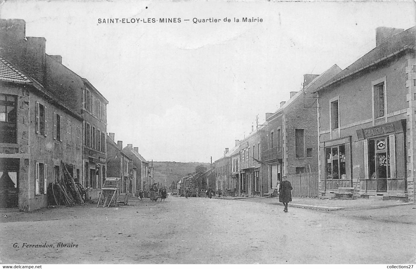 63-SAINT-ELOY-LES-MINES- QUARTIER DE LA MAIRIE - Saint Eloy Les Mines