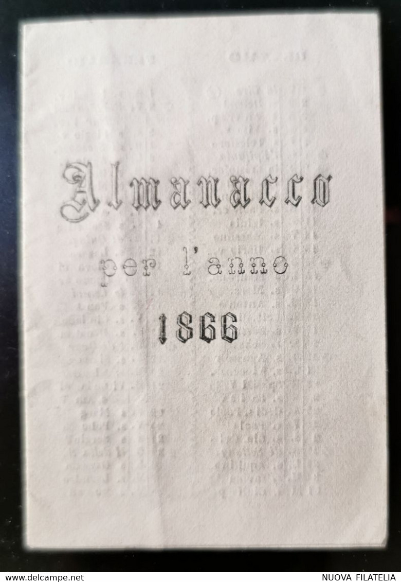 1866 ALMANACCO - Kleinformat : ...-1900