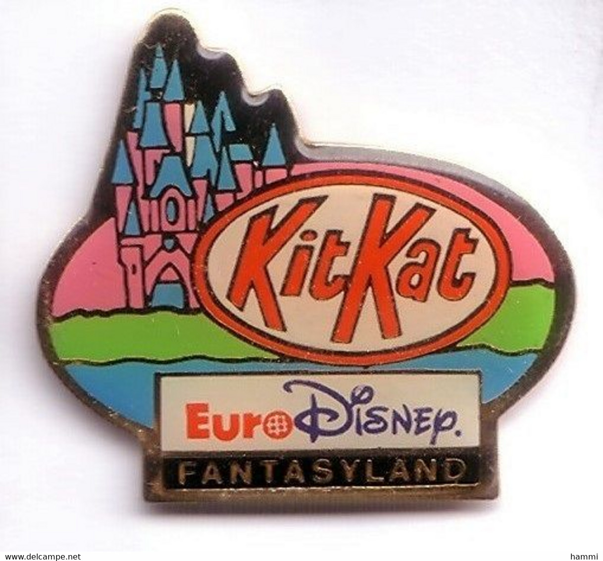 BD375 Pin's DISNEY MICKEY  Eurodisney KIT KAT Fantasyland  Achat Immédiat  Immédiat - Disney