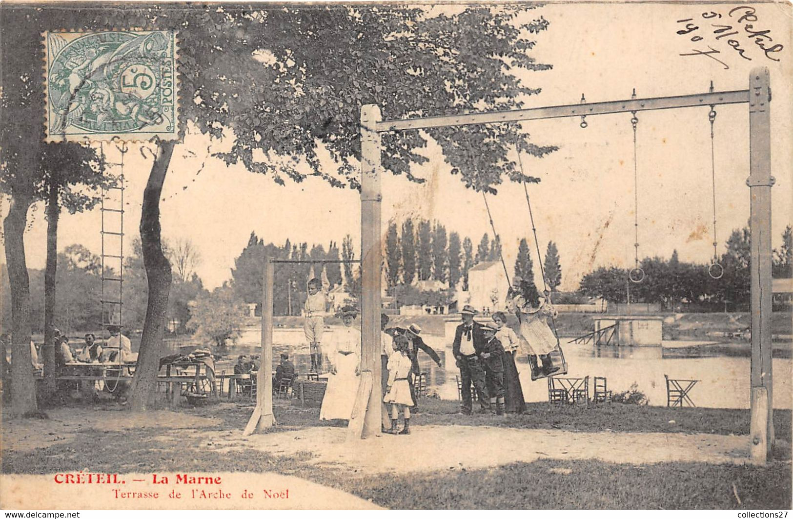 94-CRETEIL- LA MARNE, TERRASSE DE L'ARCHE DE NOEL - Creteil