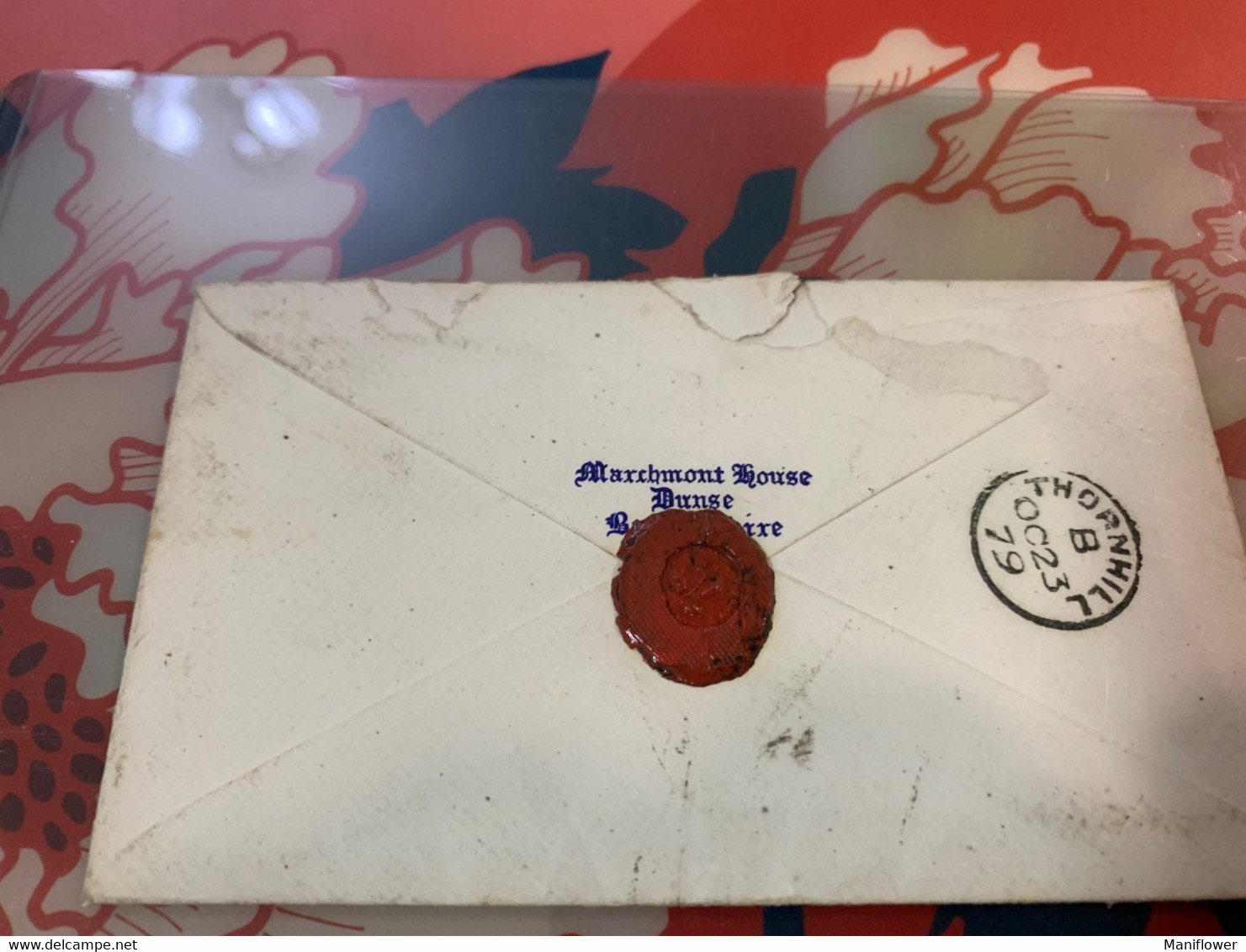 Great Britain Stamp Red Penny Used On Cover - Briefe U. Dokumente